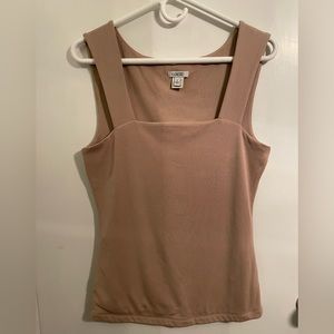 Caché Double Layer Camisole in Tan - Large